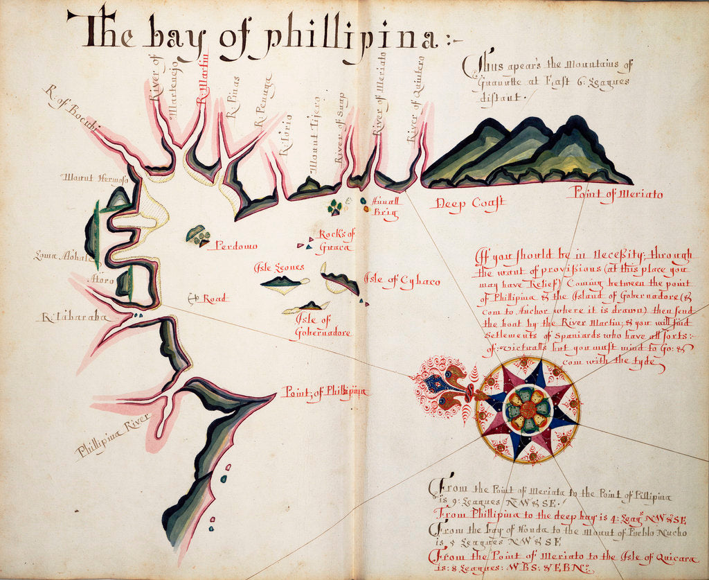 Detail of The Bay of Phillipina by William Hack