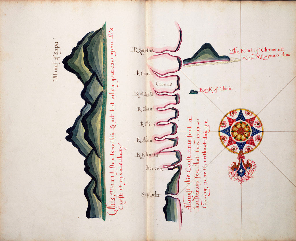 Detail of Mount of Sapo, Punta Chame and La Chorrera by William Hack