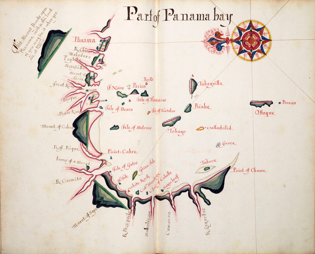 Detail of Part of Panama Bay by William Hack