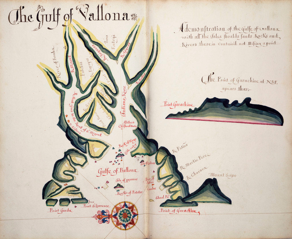 Detail of The Gulf of Vallona by William Hack