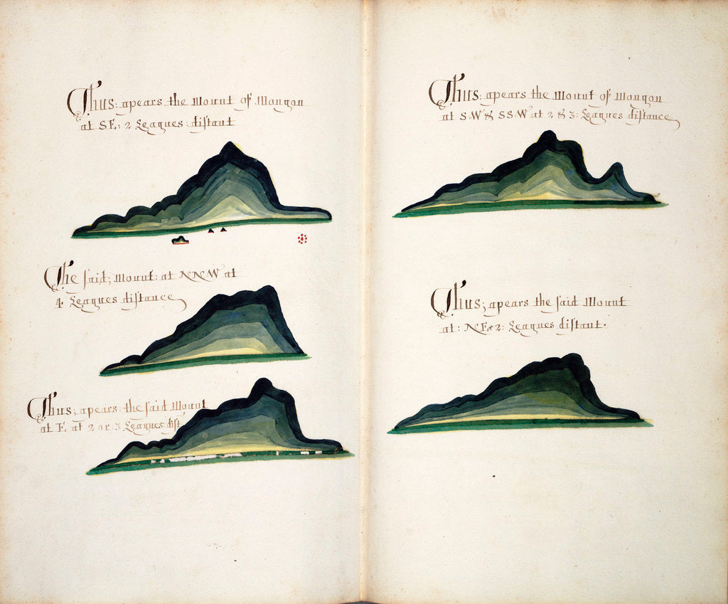 Detail of Views of Cerro Mongon by William Hack