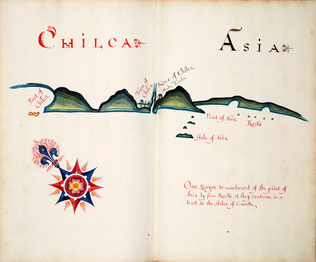 Detail of Chilca and Asia by William Hack