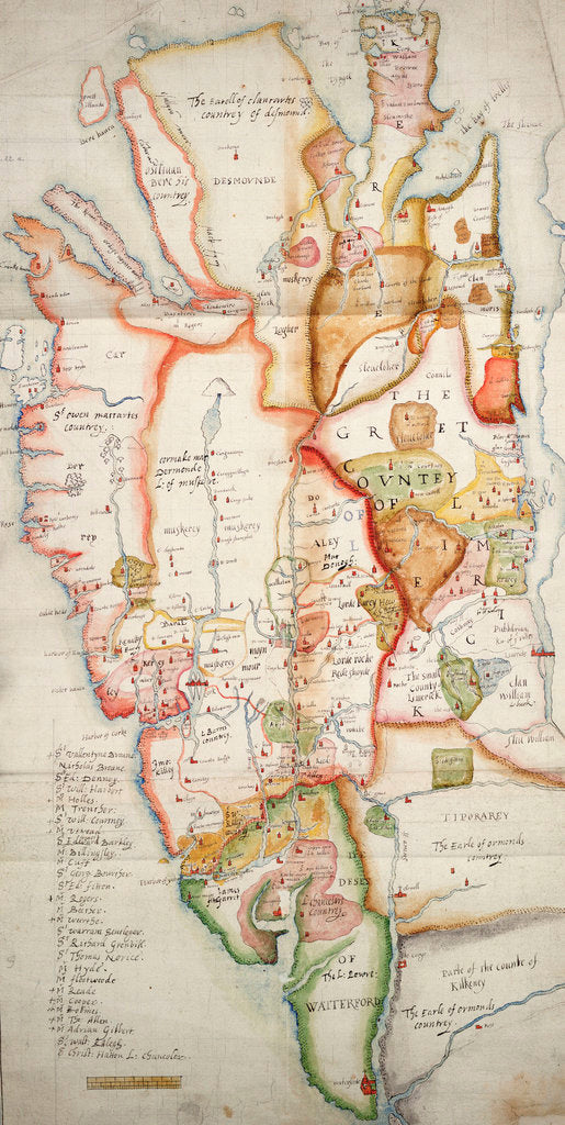 Detail of Ireland south of Limerick by unknown