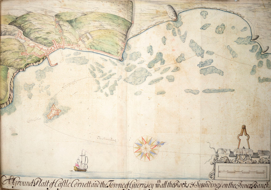 Detail of Platt Castle Cornett by Thomas Phillips