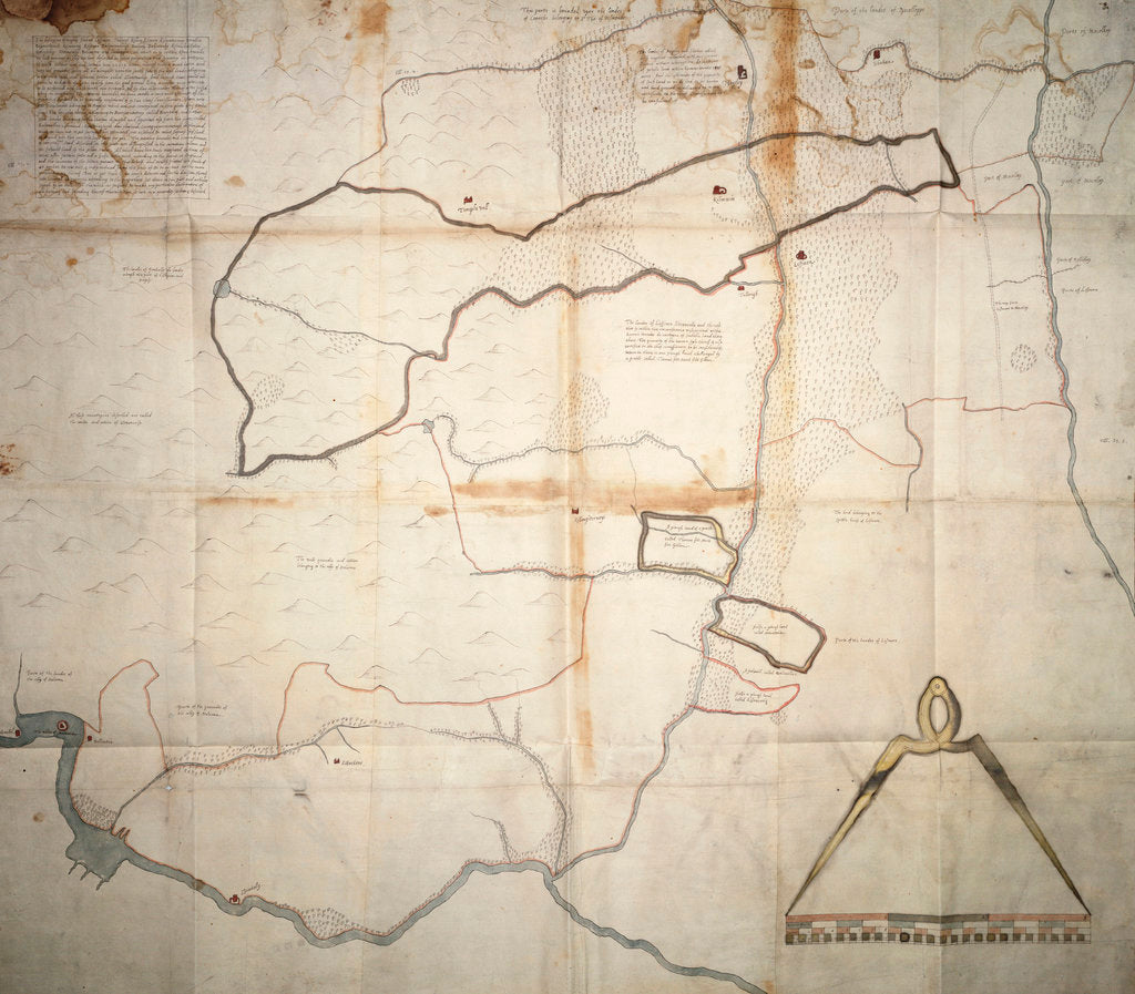 Detail of Map of Lismore, Ireland by unknown