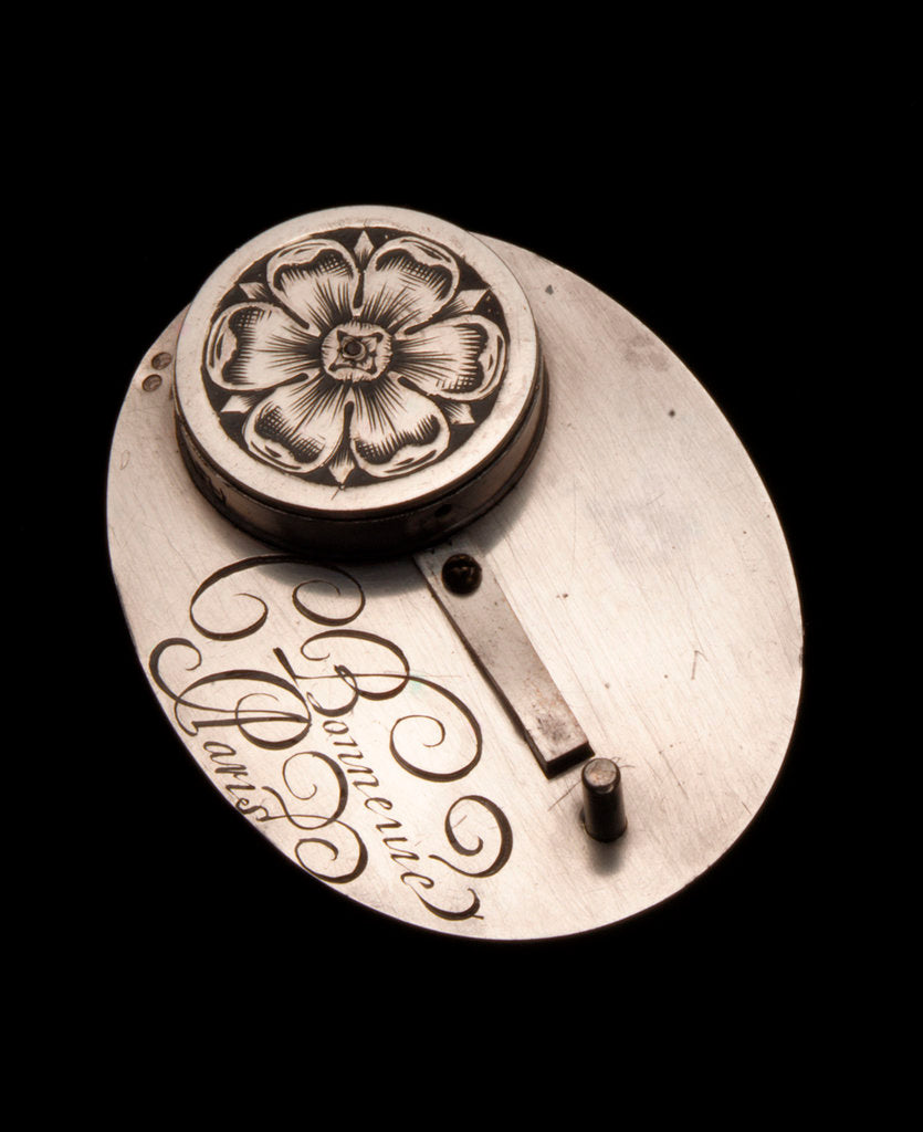 Detail of Portable horizontal dial for latitude 48˚ north, reverse by Claude Bonnevie