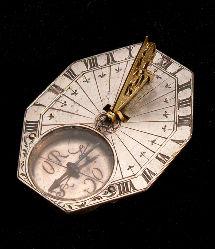 Detail of Horizontal dial by Salomon Chesnon