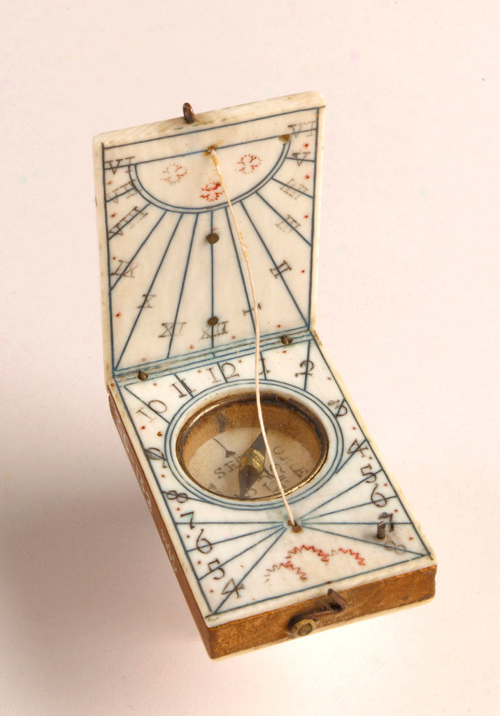 Detail of Diptych dial, leaves Ib and IIa by unknown