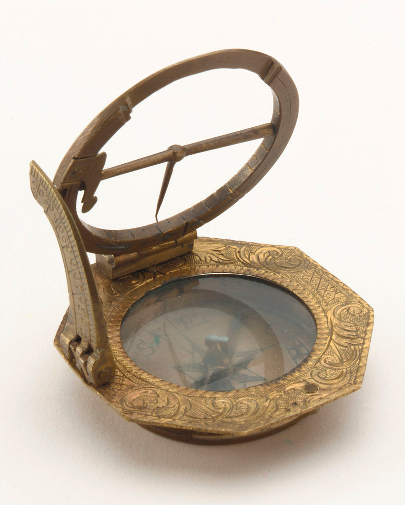 Detail of Augsburg dial by Ludovicus Theodatus Muller