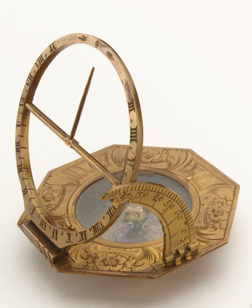 Detail of Augsburg dial by Andreas Vogler