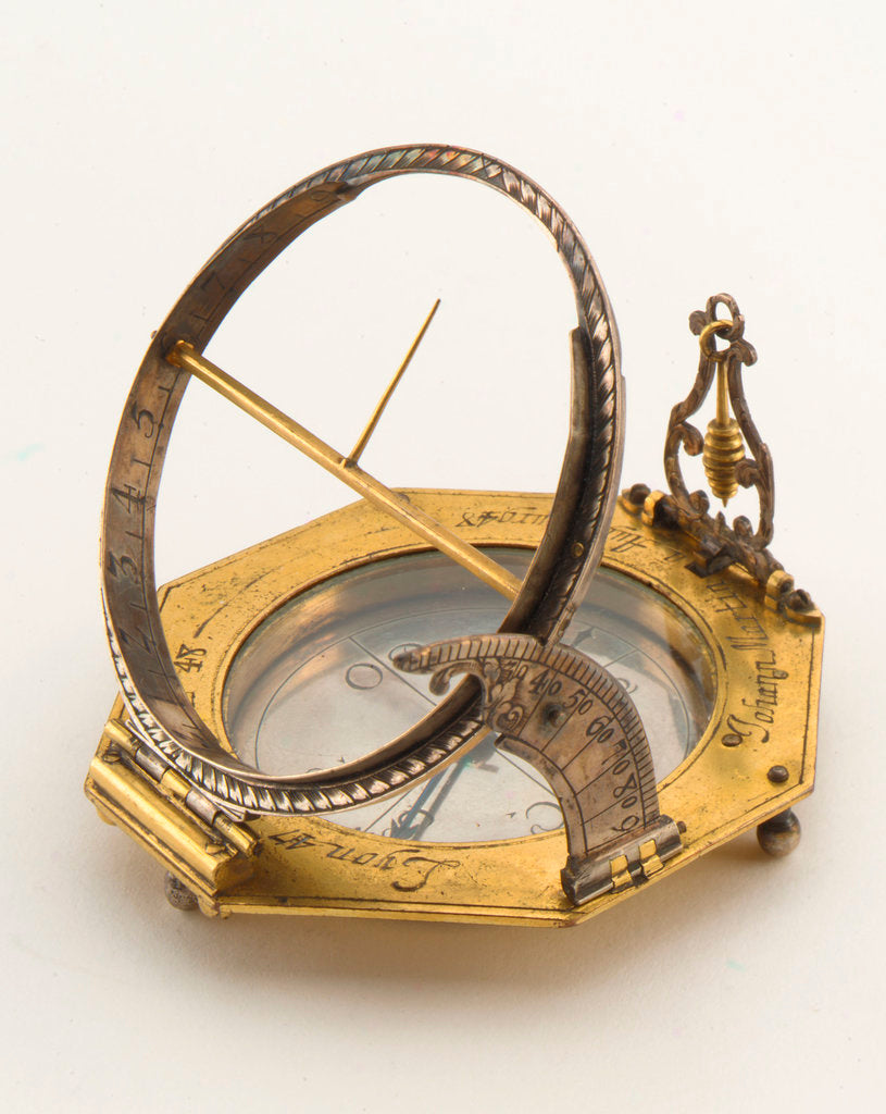 Detail of Augsburg dial by Johann Martin