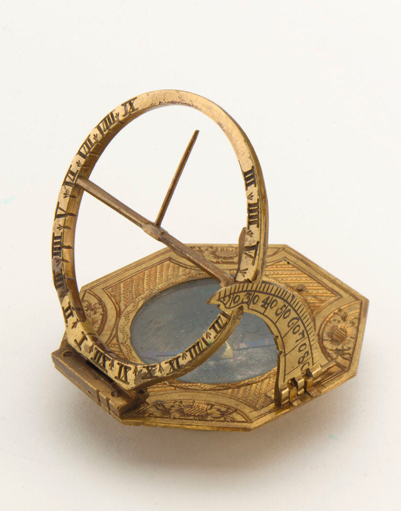 Detail of Augsburg dial by Andreas Vogler