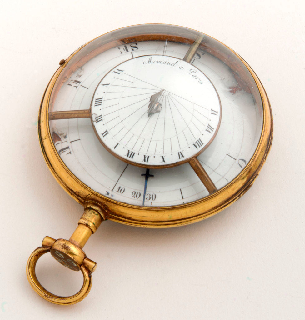 Detail of Compass dial by Jacques Etienne Armand