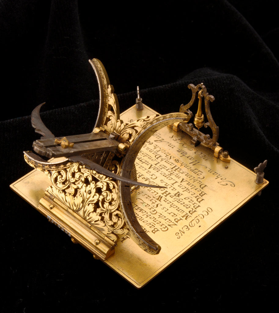 Detail of Crescent dial by Johann Martin