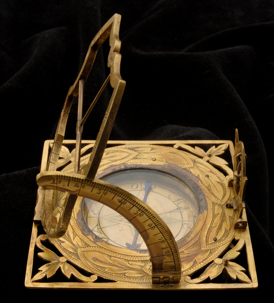 Detail of Augsburg dial by Johann Nepomuk Schrettegger