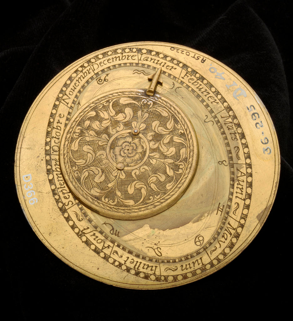 Detail of Magnetic azimuth dial, reverse by unknown