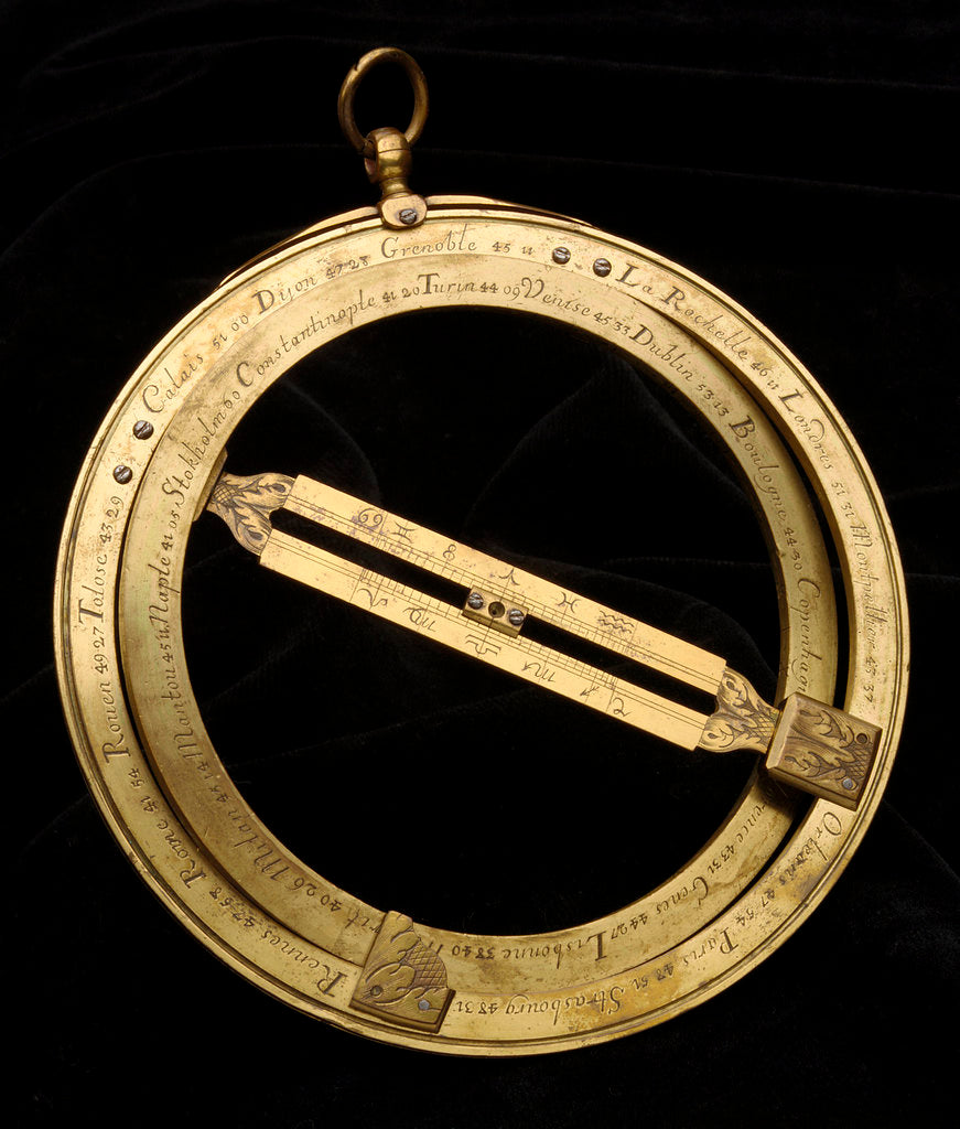 Detail of Universal equinoctial ring dial by Michael Butterfield