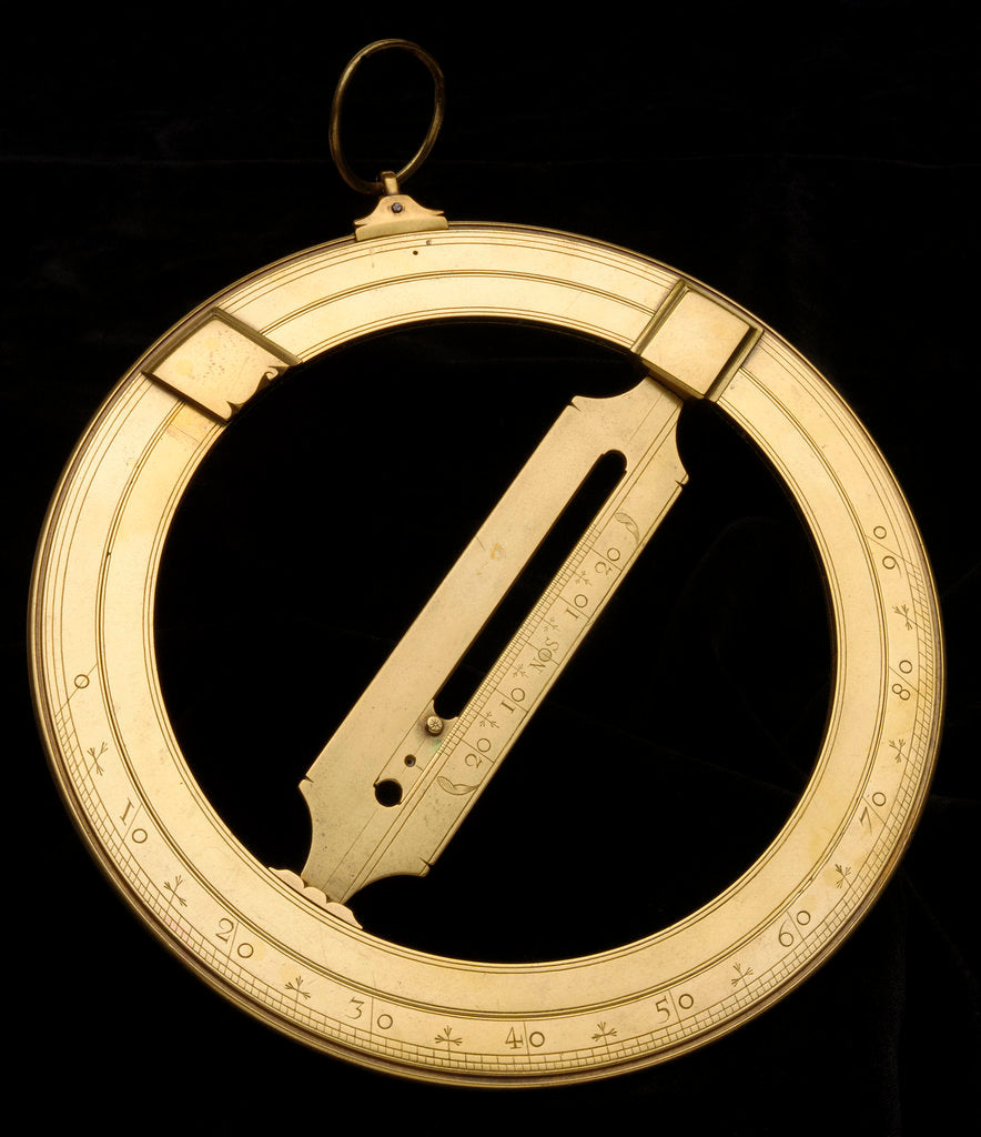 Detail of Universal equinoctial ring dial by Edmund Culpeper