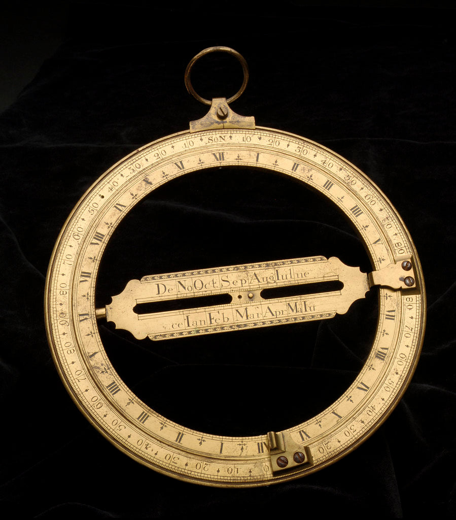 Detail of Universal equinoctial ring dial by Nathaniel Witham