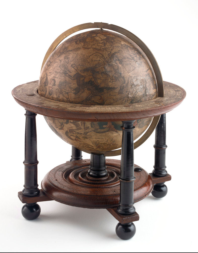 Detail of Celestial table globe by Willem Jansz Blaeu