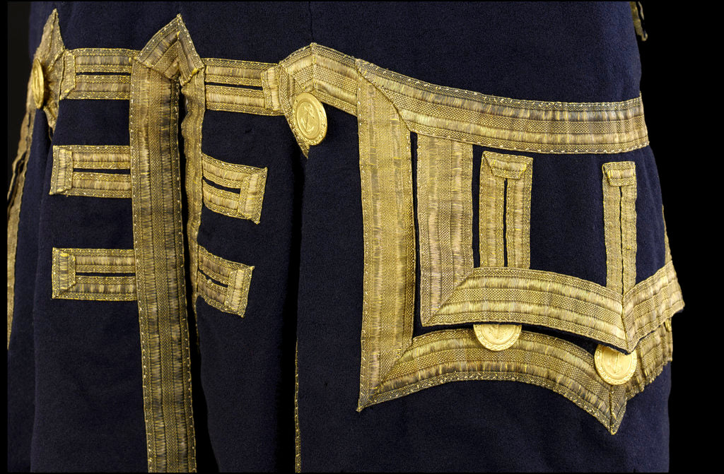 Detail of Royal Naval uniform: pattern 1795-1812 by Firmin & Westall