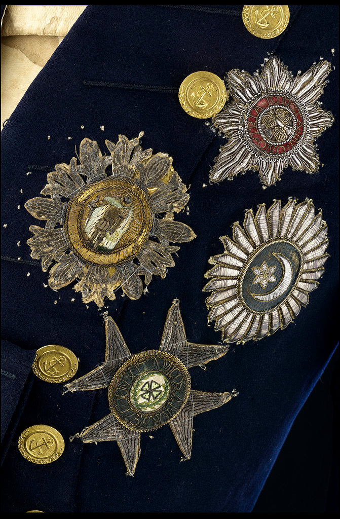 Detail of Royal Naval uniform: pattern 1795-1812 by unknown