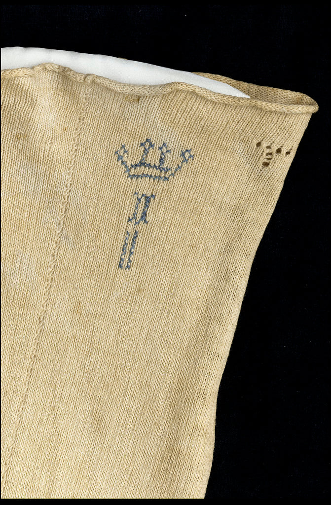 Detail of Non-regulation stockings worn by Horatio Nelson (1758-1805) by unknown
