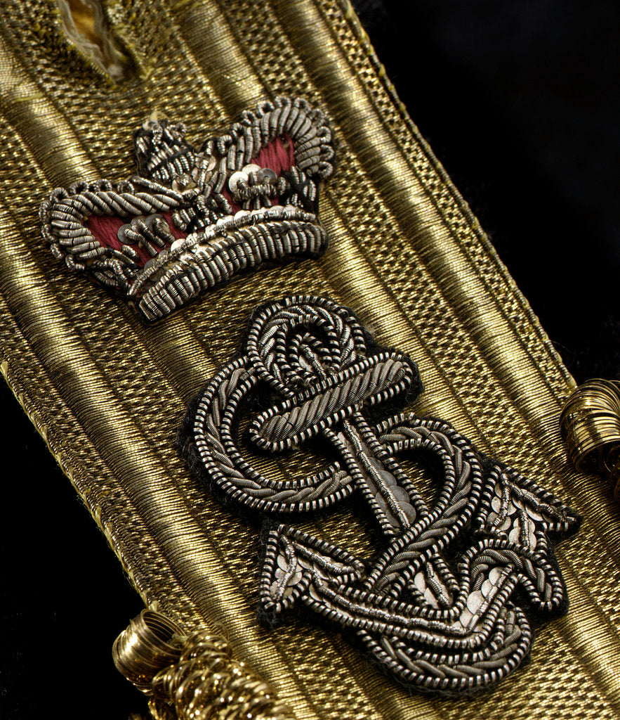 Detail of Royal Naval uniform: pattern 1812 by unknown