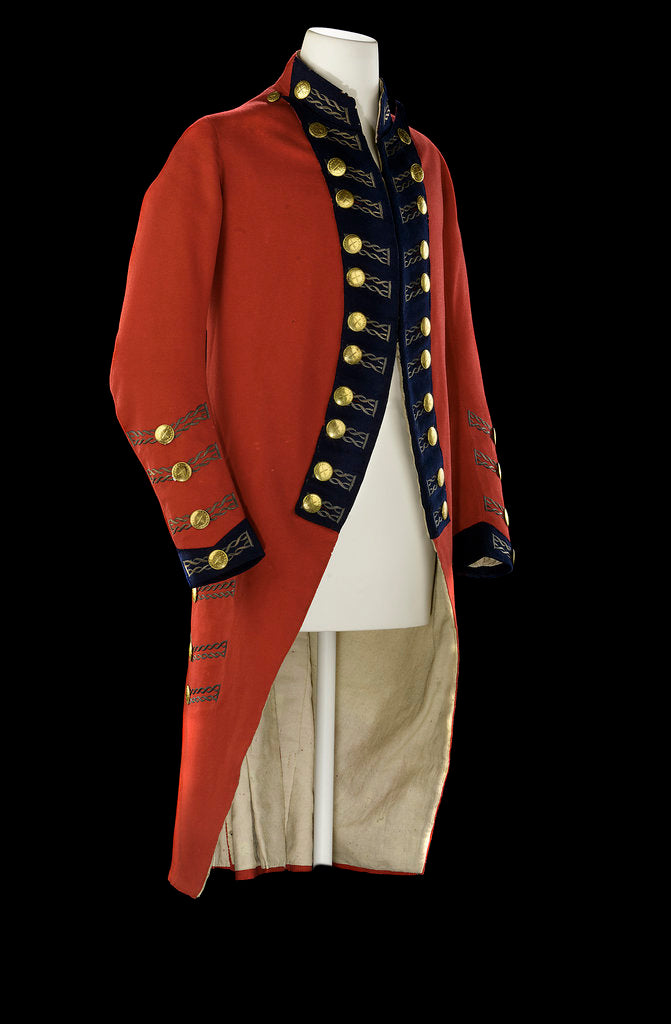 Detail of Royal Marines uniform: pattern 1782 by unknown