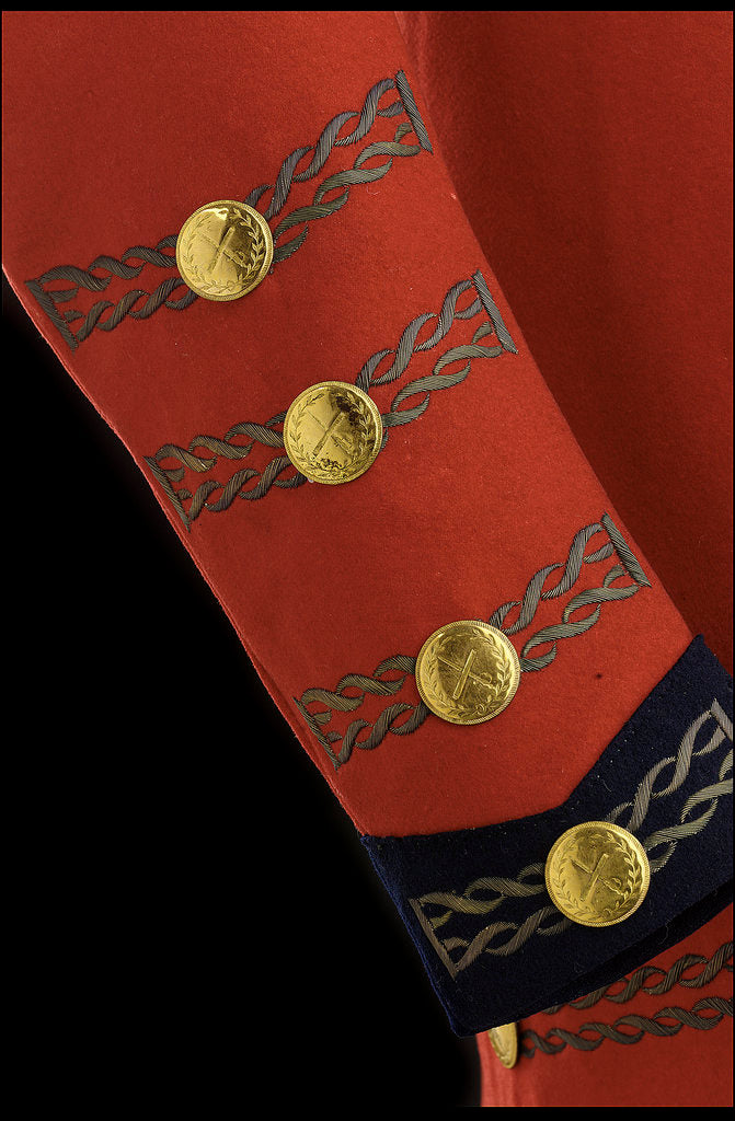 Detail of Royal Marines uniform: pattern 1782 by unknown