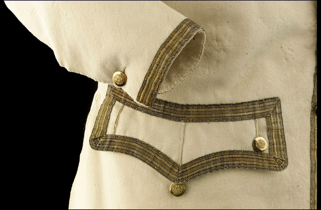 Detail of Royal Naval uniform: pattern 1748-67 by unknown