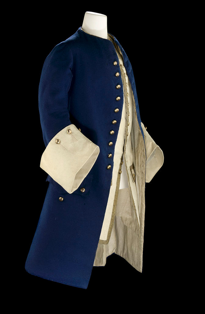 Detail of Royal Naval uniform: pattern 1748-67 by unknown
