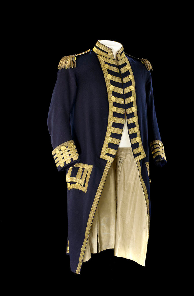 Detail of Royal Naval uniform: pattern 1795-1812 by Firmin