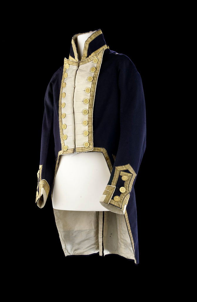 Detail of Royal Naval uniform: pattern 1812 by M.S. & Co.