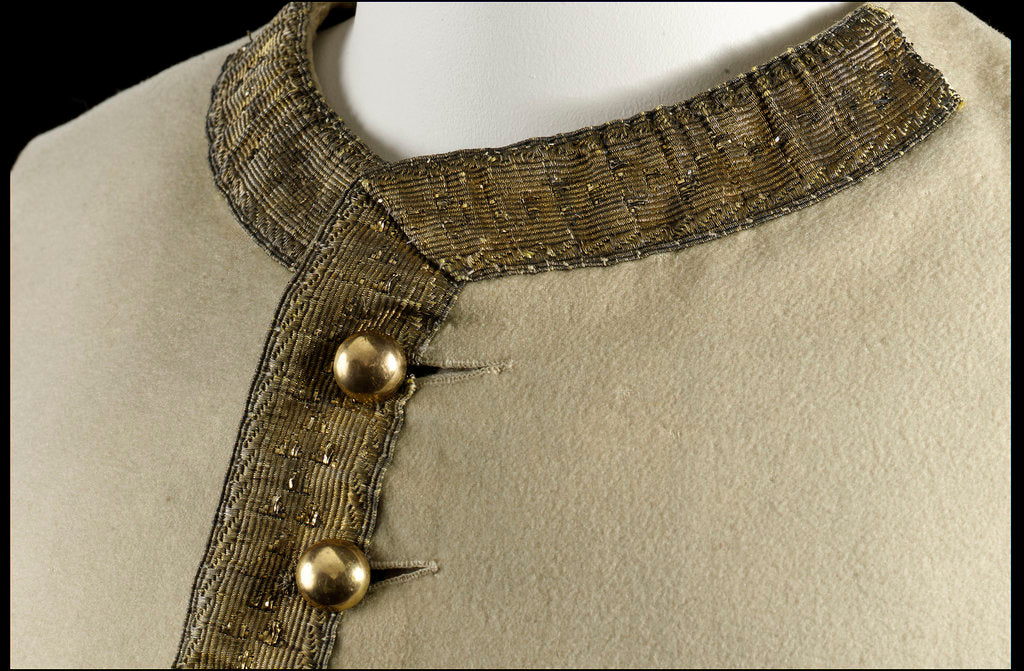 Detail of Royal Naval uniform: pattern 1748-1767 by unknown