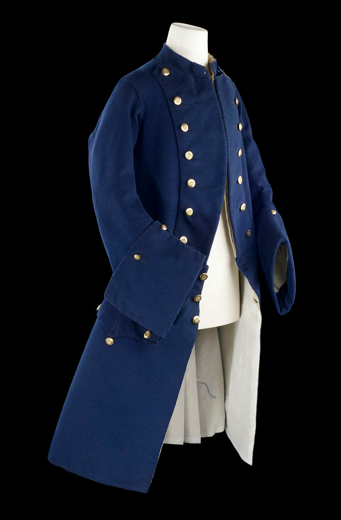 Detail of Royal Naval uniform: pattern 1748-1767 by unknown