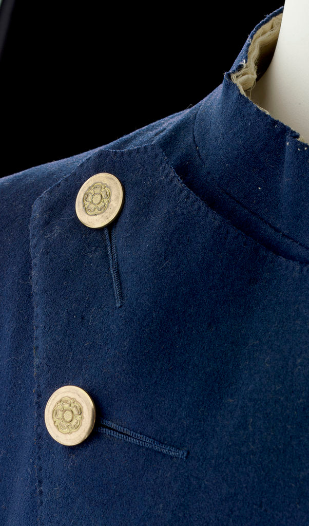 Detail of Royal Naval uniform: pattern 1748-1767 by unknown