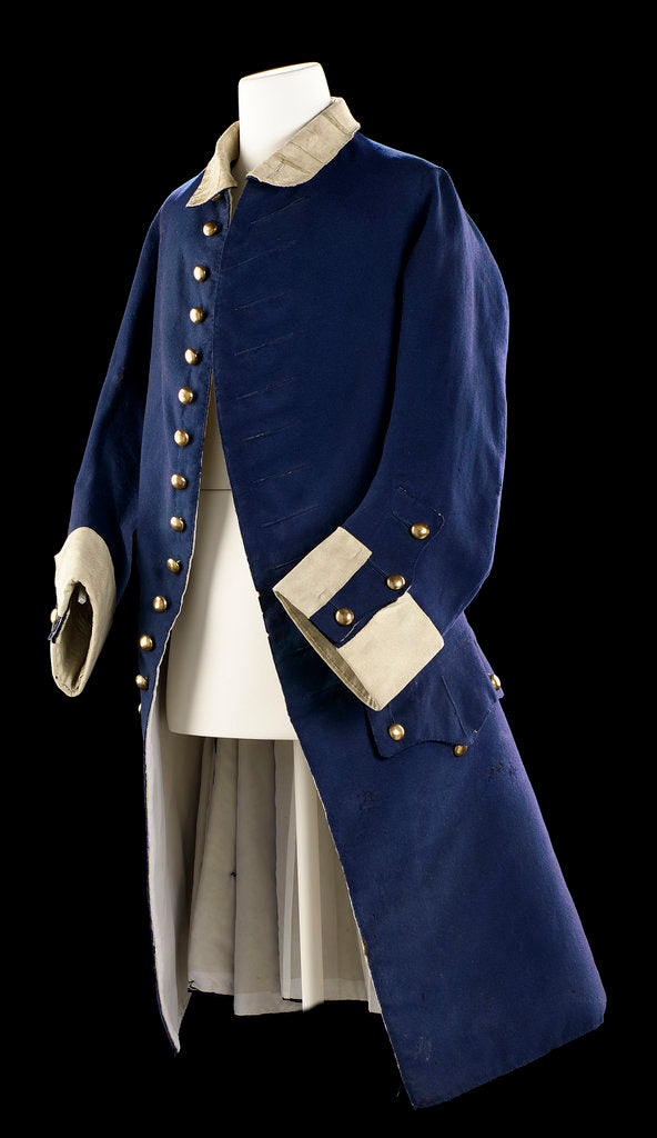 Detail of Royal Naval uniform: pattern 1748-1758 by unknown