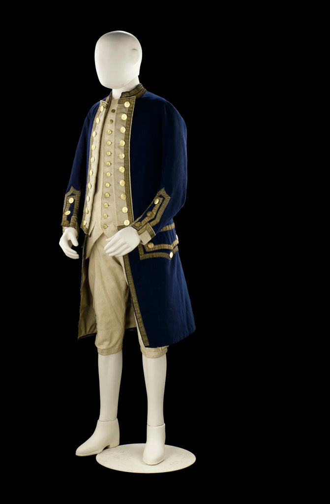 Detail of Royal Naval uniform: pattern 1774 by unknown