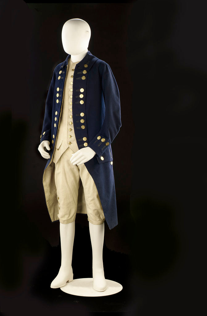Detail of Royal Naval uniform: pattern 1774 by unknown