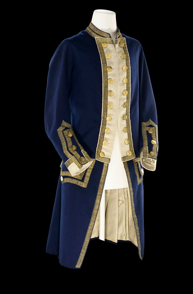 Detail of Royal Naval uniform: pattern 1774 by unknown