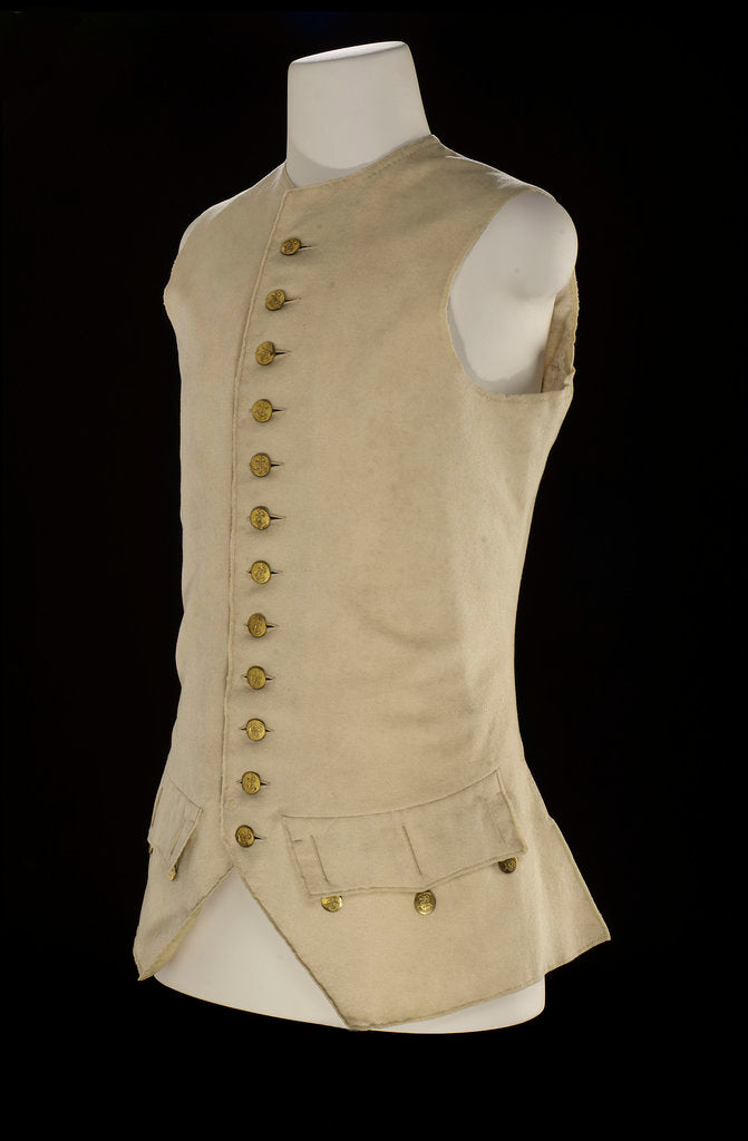 Detail of Royal Naval uniform: pattern 1774 by unknown
