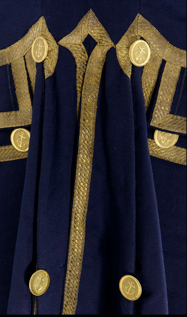 Detail of Royal Naval uniform: pattern 1787 by unknown