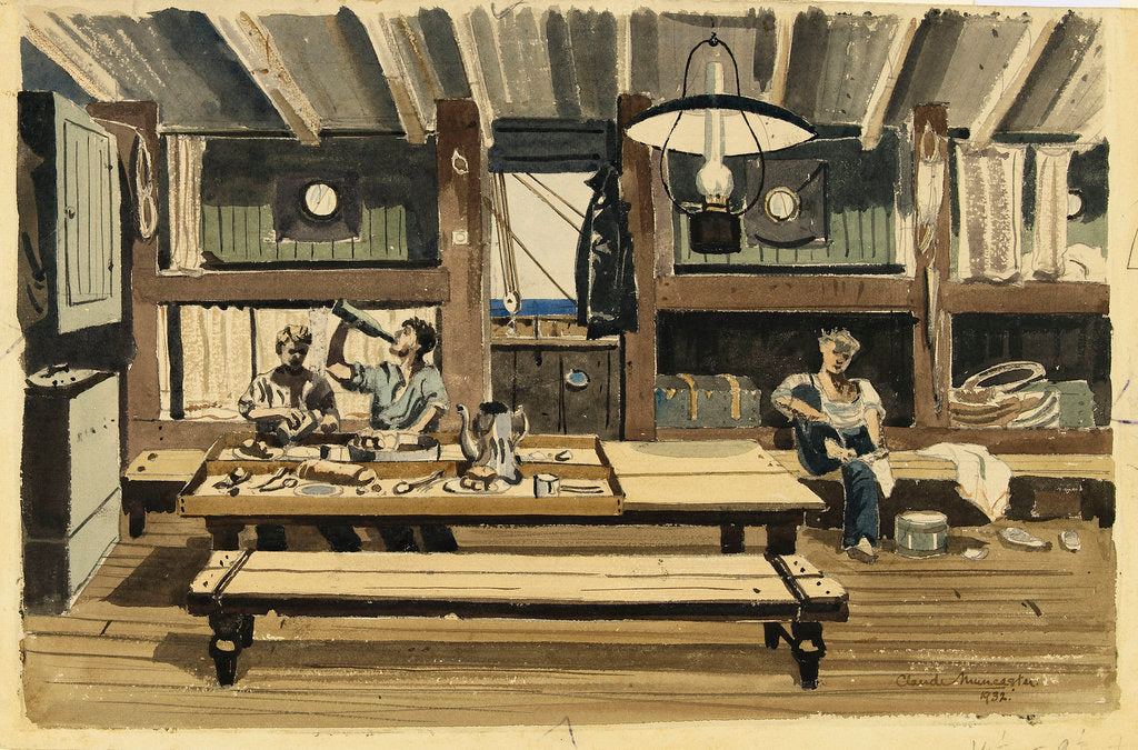Detail of Our Foc's'le', 'Olivebank by Claude Grahame Muncaster