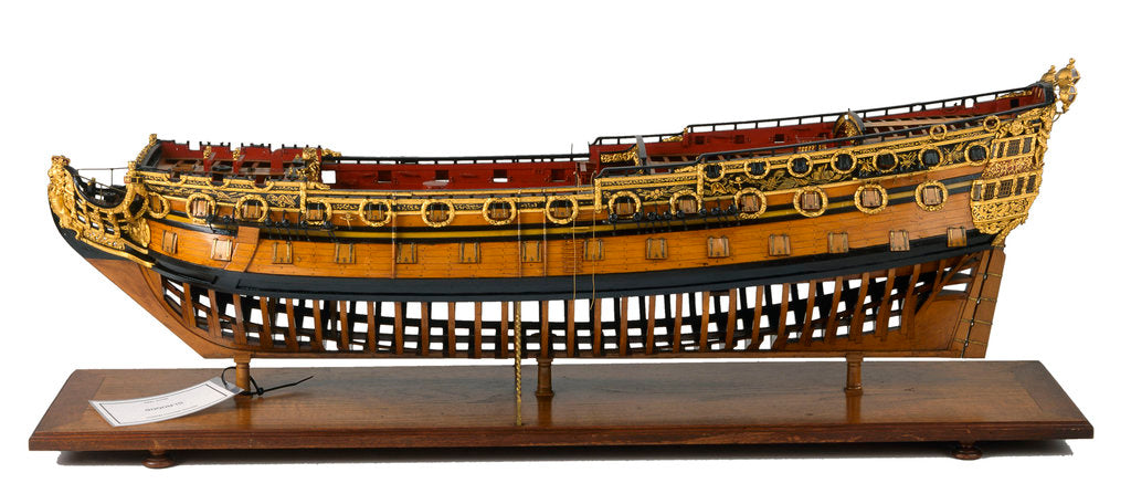 Detail of 'Boyne', 80 guns by unknown