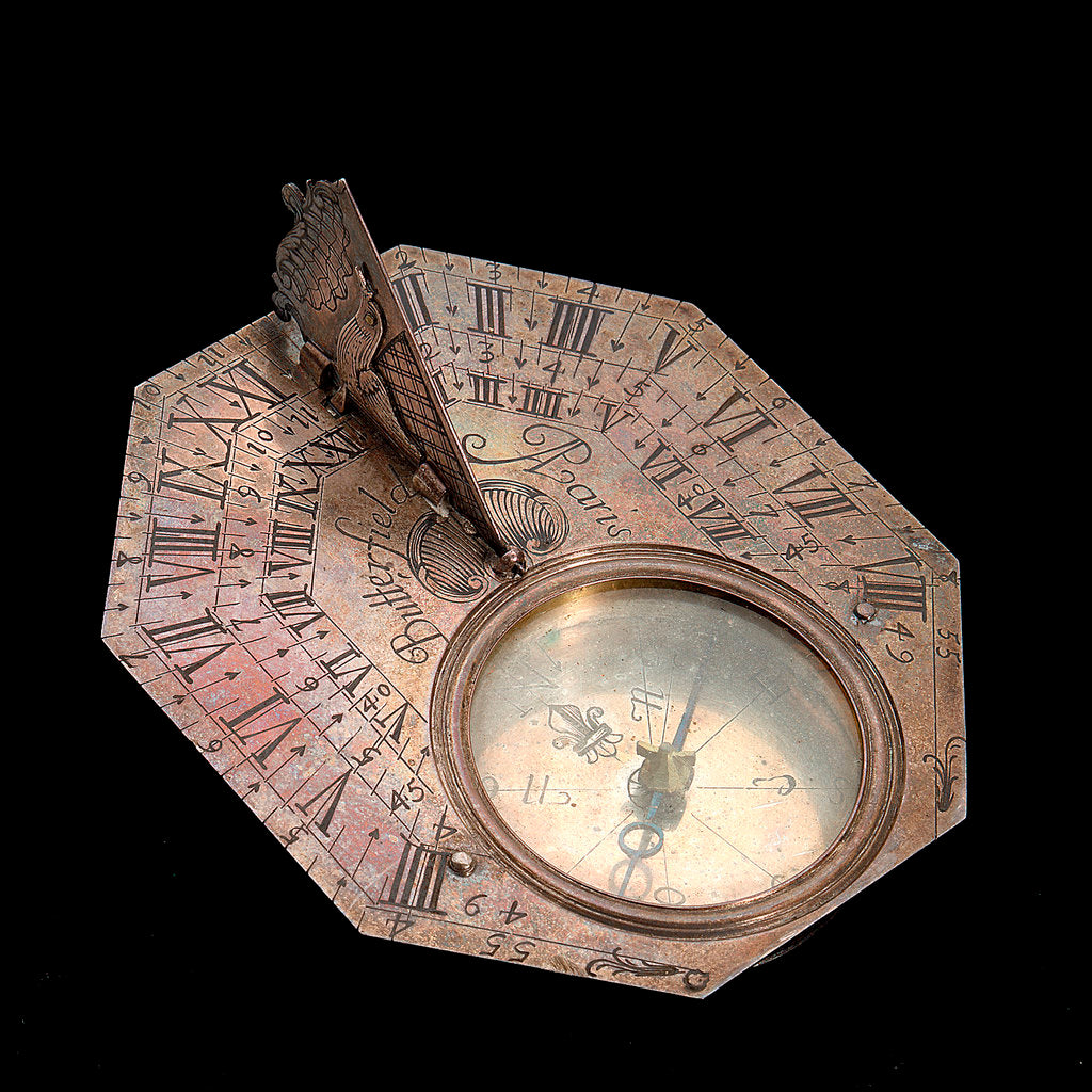 Detail of Butterfield dial by Michael Butterfield