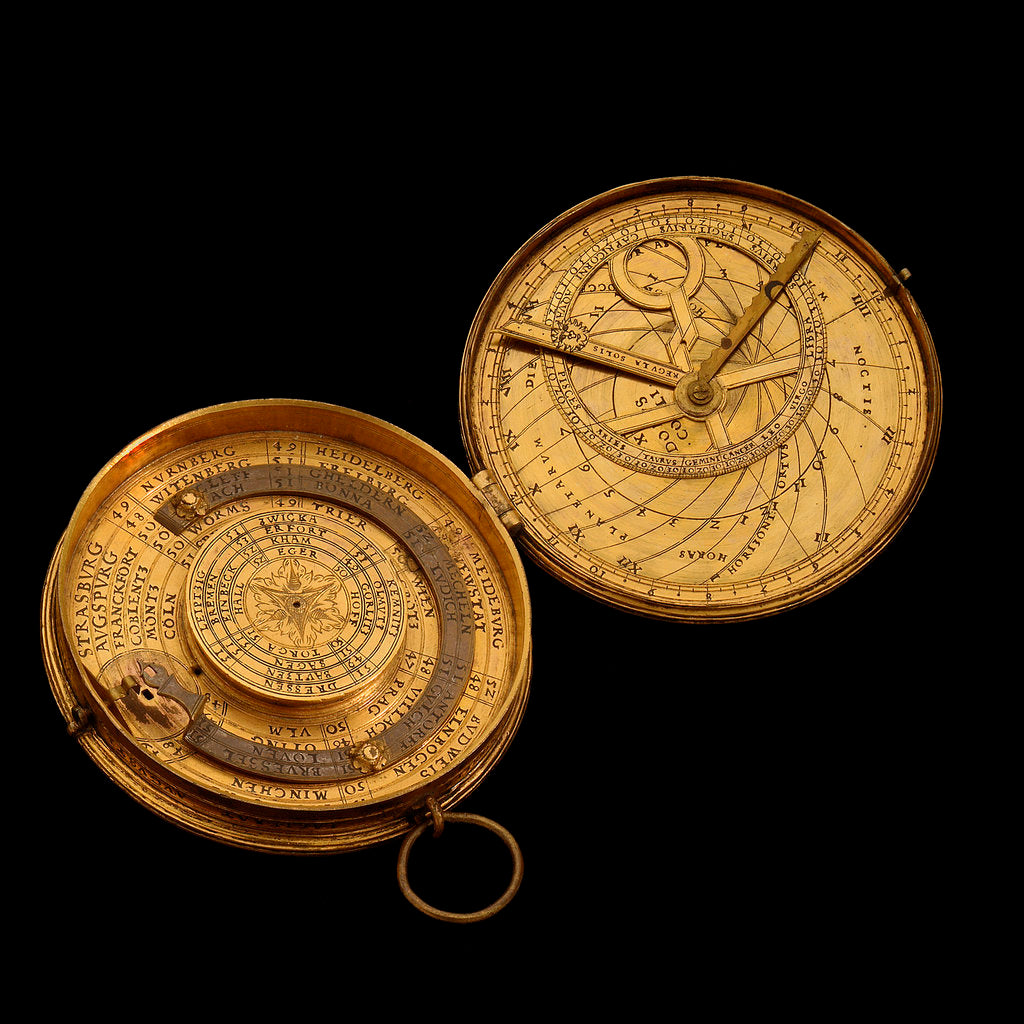 Detail of Astronomical compendium, leaves Ia and IIIb by Christoph Schissler
