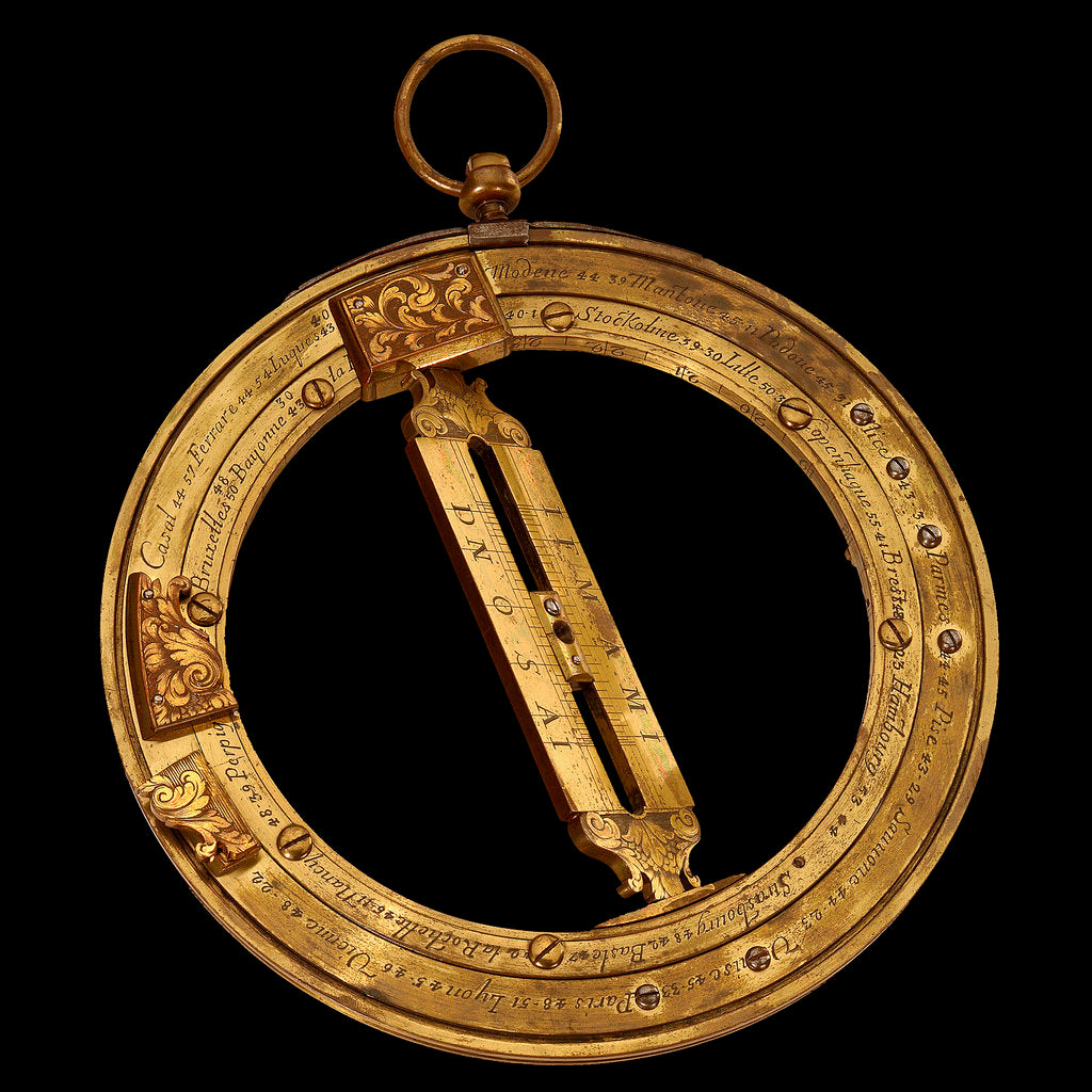 Detail of Universal equinoctial ring dial by Michael Butterfield
