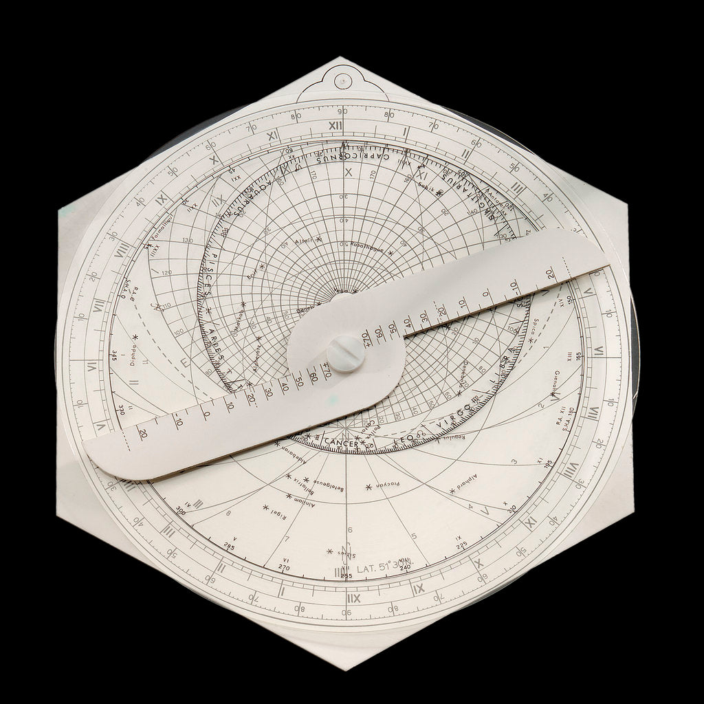 Detail of Model astrolabe by Harold N. Saunders