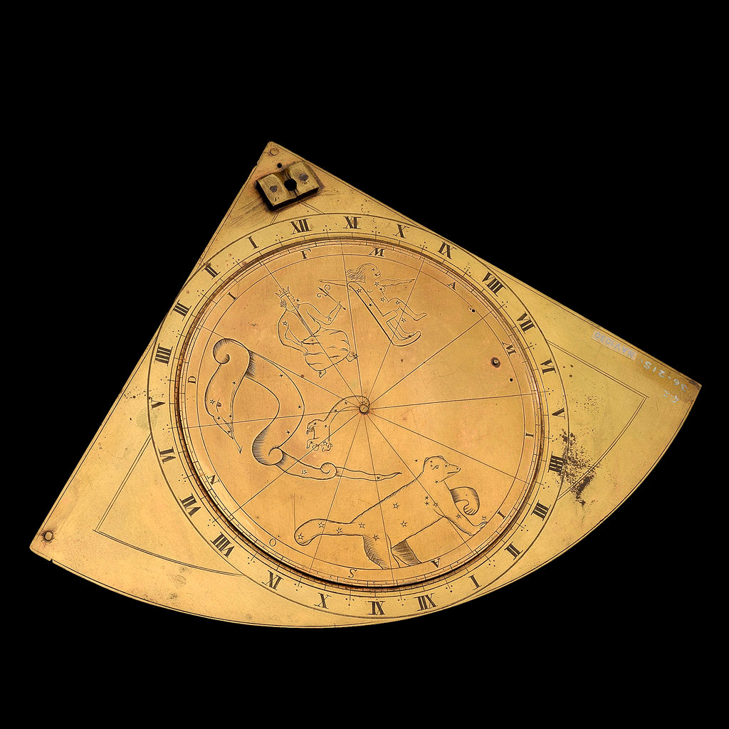 Detail of Obverse of Gunter quadrant by unknown